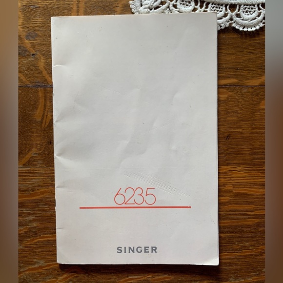 Singer Other Original Manual For Vintage Singer Sewing Machine